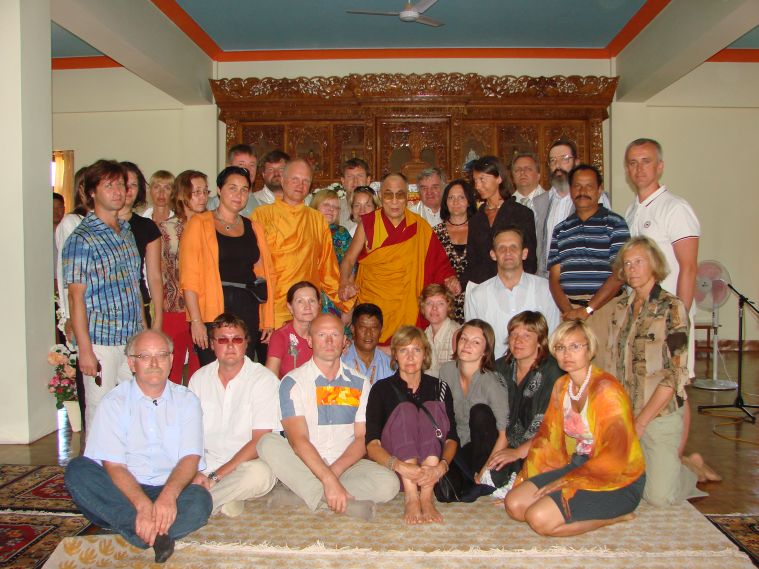 Meeting with His Holiness Dalai-Lama in India